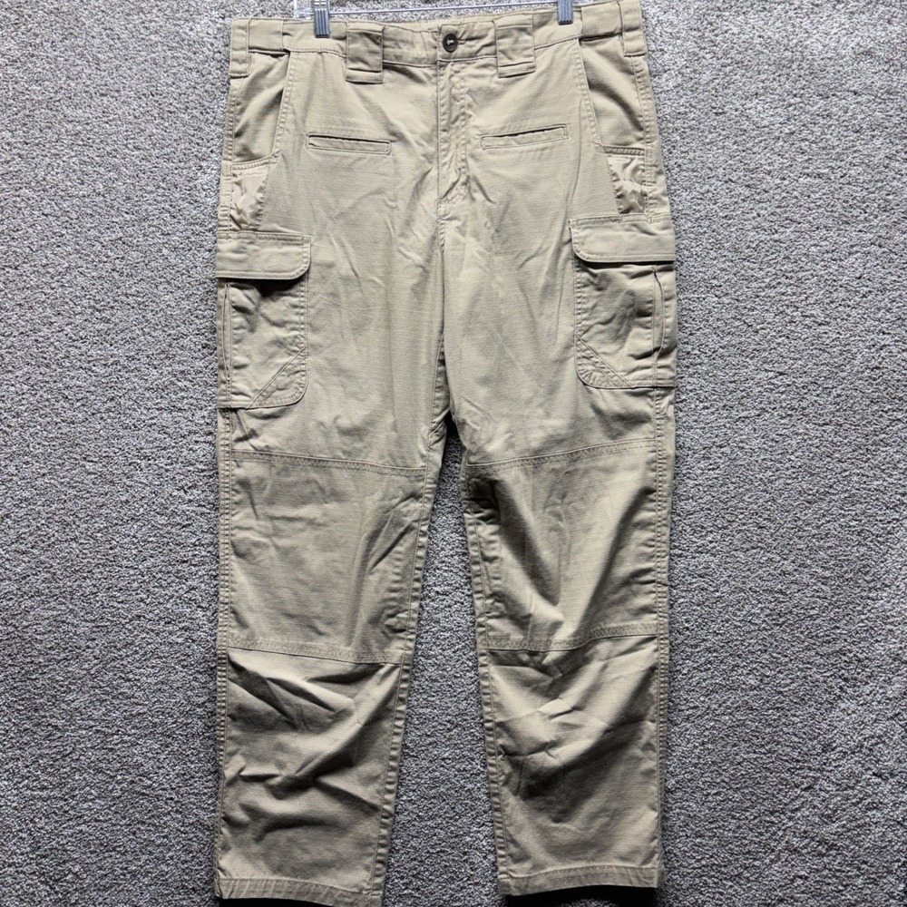 Propper Kinetic Tactical Water Resistant Ripstop Khaki Pants F5294 38X34‎ EUC